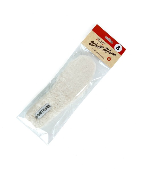 Minnetonka(ミネトンカ)の「【MINNETONKA/ミネトンカ】 FUR INSOLE / ファーインソール(シューズ小物/雑貨・レディース・タン/レオパード/ブラック・5/6/7/8)」の4枚目の写真