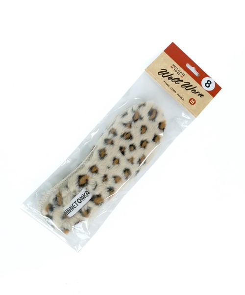 Minnetonka(ミネトンカ)の「【MINNETONKA/ミネトンカ】 FUR INSOLE / ファーインソール(シューズ小物/雑貨・レディース・タン/レオパード/ブラック・5/6/7/8)」の6枚目の写真