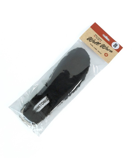 Minnetonka(ミネトンカ)の「【MINNETONKA/ミネトンカ】 FUR INSOLE / ファーインソール(シューズ小物/雑貨・レディース・タン/レオパード/ブラック・5/6/7/8)」の8枚目の写真