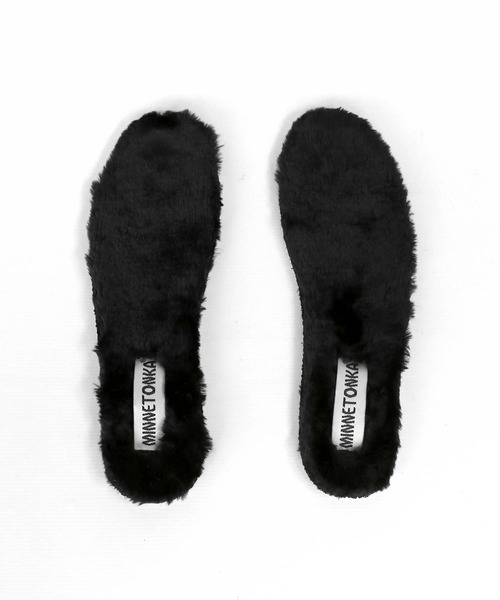 Minnetonka(ミネトンカ)の「【MINNETONKA/ミネトンカ】 FUR INSOLE / ファーインソール(シューズ小物/雑貨・レディース・タン/レオパード/ブラック・5/6/7/8)」の14枚目の写真