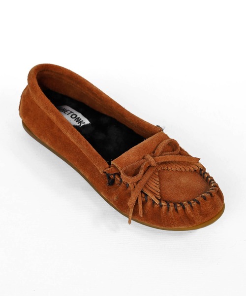 Minnetonka(ミネトンカ)の「【MINNETONKA/ミネトンカ】 FUR INSOLE / ファーインソール(シューズ小物/雑貨・レディース・タン/レオパード/ブラック・5/6/7/8)」の16枚目の写真