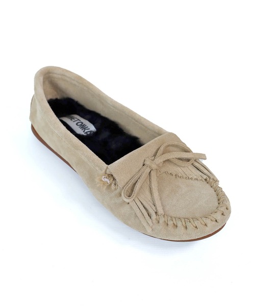 Minnetonka(ミネトンカ)の「【MINNETONKA/ミネトンカ】 FUR INSOLE / ファーインソール(シューズ小物/雑貨・レディース・タン/レオパード/ブラック・5/6/7/8)」の19枚目の写真