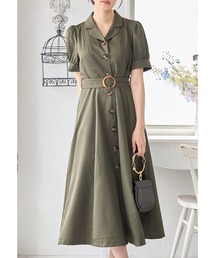 tocco closet | ベルト付きトレンチライクシャツワンピース(ワンピース)
