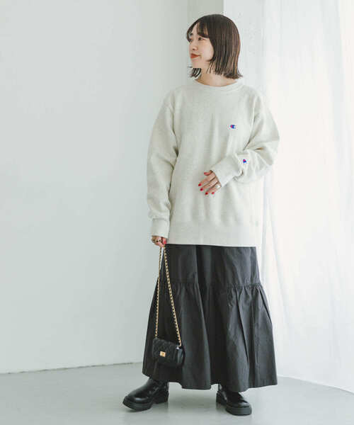 ITEMS URBANRESEARCH（アイテムズ アーバンリサーチ）の「ティアードスカート（スカート・レディース・ブラック/ホワイト系その他・FREE）」の17枚目の写真