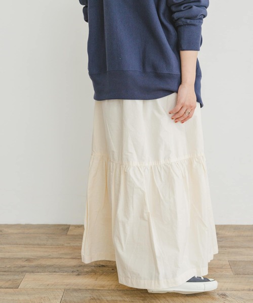 ITEMS URBANRESEARCH（アイテムズ アーバンリサーチ）の「ティアードスカート（スカート・レディース・ブラック/ホワイト系その他・FREE）」の21枚目の写真
