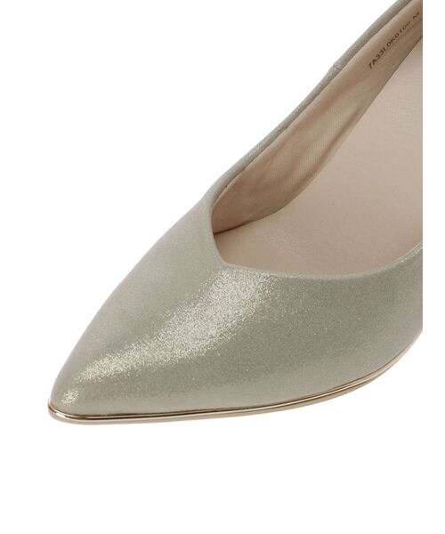 YECCA VECCA（イェッカヴェッカ）の「メタルラインラメパンプス（パンプス・レディース・ブラック/ゴールド・L/S/M）」の17枚目の写真