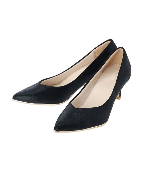 YECCA VECCA（イェッカヴェッカ）の「メタルラインラメパンプス（パンプス・レディース・ブラック/ゴールド・L/S/M）」の22枚目の写真