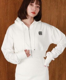 archives | ロゴ刺繍ショートｚｉｐパーカー(パーカー)