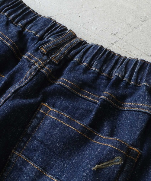 soulberry（ソウルベリー）の「【レギュラー丈】“みんな”のデニム［pn015］（デニムパンツ・レディース・ネイビー/ブルー/サックスブルー・S/LL/M/L/5L/4L/3L）」の16枚目の写真