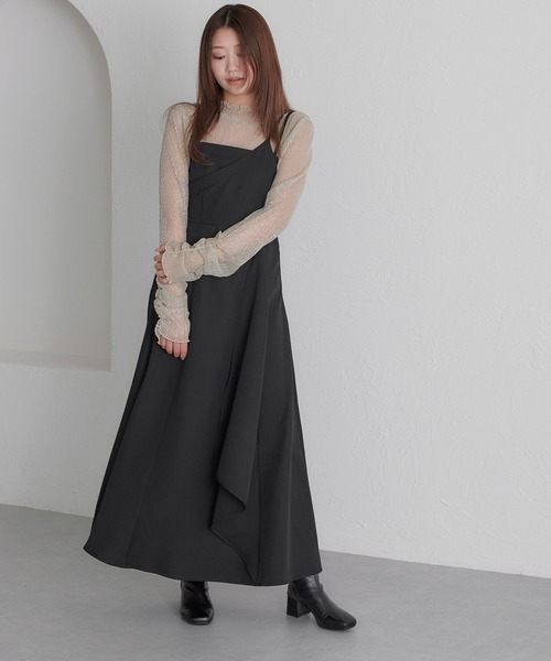 soie by apres jour mignon(ソワバイアプレジュールミニョン)の「【soie by apres jour mignon】袖ギャザーラメシアートップス【ZOZOTOWN限定アイテム】(シャツ/ブラウス・レディース・ゴールド/シルバー/ブラック・MEDIUM/SMALL)」の13枚目の写真