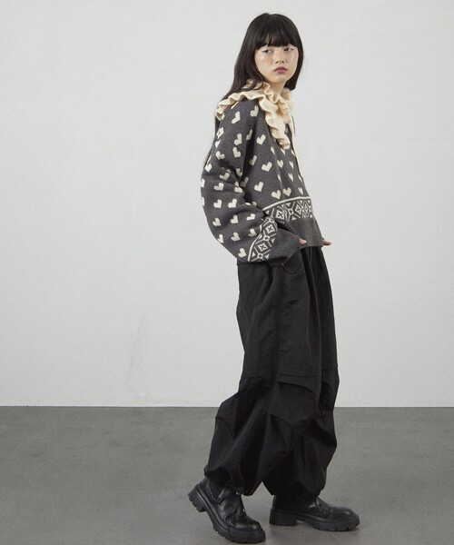 Firsthand（ファーストハンド）の「Firsthand/ファーストハンド ケープマフラー / つけ襟/ケープマフラー / つけ襟（付け襟・レディース・オフホワイト/ブラック・ONE SIZE）」の15枚目の写真