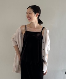 Doux archives | ストレッチベロアキャミソール(キャミソール)