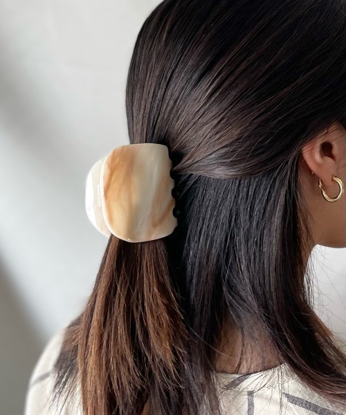 セール】【KuKuLu TOKYO】ストーン シルエット バンスクリップ