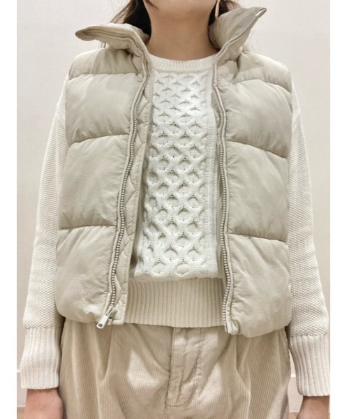 GAP（ギャップ）の「ケーブルニット クルーネックセーター（ニット/セーター・レディース・キャメル/アイボリー/ブラック/ピンク・S/XL/XXS/M/XS/L）」の11枚目の写真