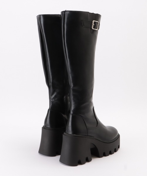 Lace Ladies（レースレディース）の「サイドジップ厚底ジョッキーブーツ（ブーツ・レディース・ブラック・24.5/23/22.5/ 25/23.5/24）」の10枚目の写真