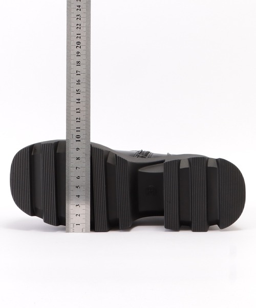 Lace Ladies（レースレディース）の「サイドジップ厚底ジョッキーブーツ（ブーツ・レディース・ブラック・24.5/23/22.5/ 25/23.5/24）」の18枚目の写真