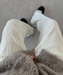 【soie by apres jour mignon】ベロアクリンクルイージーパンツ【ZOZOTOWN限定アイテム】
