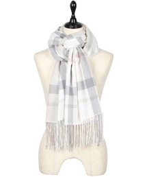 12Twelve Agenda | カシミアタッチニュアンスチェック大判ストール(マフラー)