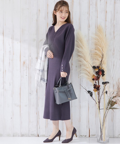 12Twelve Agenda(トゥエルブ アジェンダ)の「カシミアタッチニュアンスチェック大判ストール(マフラー・レディース・ベージュ/ラベンダー/サックスブルー/オフホワイト・FREE)」の9枚目の写真