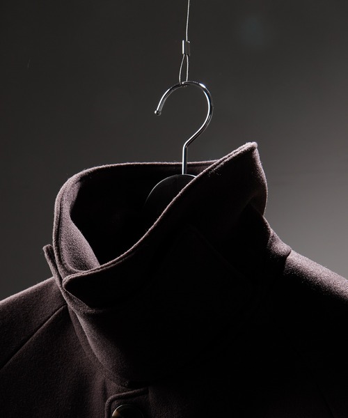 CIASENSE テックメルトンスタンドネックステンカラーコート CIASENSE（シアセンス）の「Tech Melton Stand Neck Sten Collar