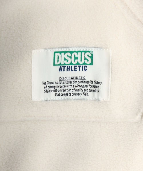 DISCUS(ディスカス)の「DISCUS/ディスカス 配色パイピング フリース プルオーバー ハーフジップ(スウェット・レディース・アイボリー/ブラック/グレー/グリーン・M/L)」の15枚目の写真