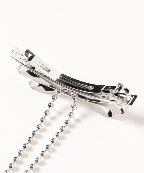 HARE(ハレ)の「メタルリボンクリップ(HARE)(バレッタ/ヘアクリップ・レディース・シルバー・FREE)」の8枚目の写真