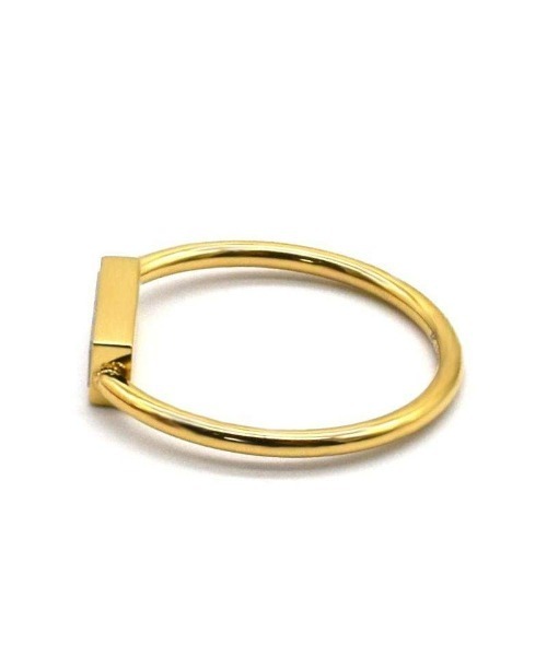 LHME(エルエイチエムイー)の「LHME スクエアスリムリング/サージカルステンレス316L(金属アレルギー対応)(リング・レディース・ゴールド/シルバー・9号/11号/13号/15号)」の18枚目の写真