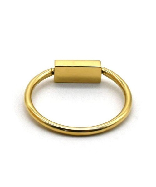 LHME(エルエイチエムイー)の「LHME スクエアスリムリング/サージカルステンレス316L(金属アレルギー対応)(リング・レディース・ゴールド/シルバー・9号/11号/13号/15号)」の19枚目の写真