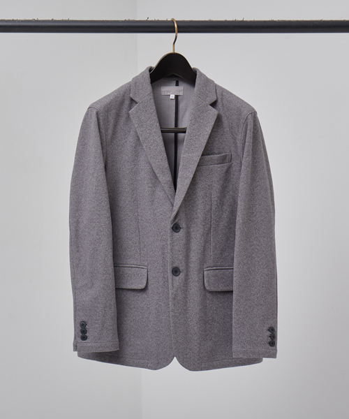 ABAHOUSE GRAY(アバハウスグレイ)の「【セットアップ対応】ヘリンボーン ニット ジャケット(テーラードジャケット・メンズ・ネイビー/グレイッシュベージュ/グレー・50/44/46/48)」の21枚目の写真