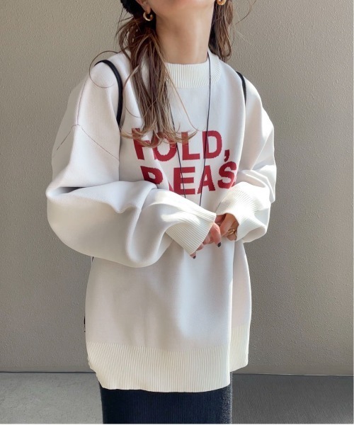 ロゴニット feepur by saya（フェピュールバイサヤ）の「スウェットライク