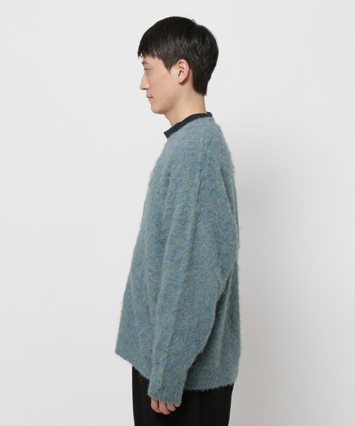 niko and...（ニコアンド）の「シャギーカラーニットVネックカーディガン（カーディガン/ボレロ・メンズ・ブラック/サックスブルー/オレンジ/イエロー・MEDIUM/LARGE）」の16枚目の写真