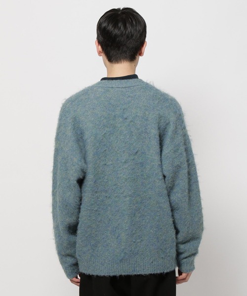 niko and...（ニコアンド）の「シャギーカラーニットVネックカーディガン（カーディガン/ボレロ・メンズ・ブラック/サックスブルー/オレンジ/イエロー・MEDIUM/LARGE）」の17枚目の写真