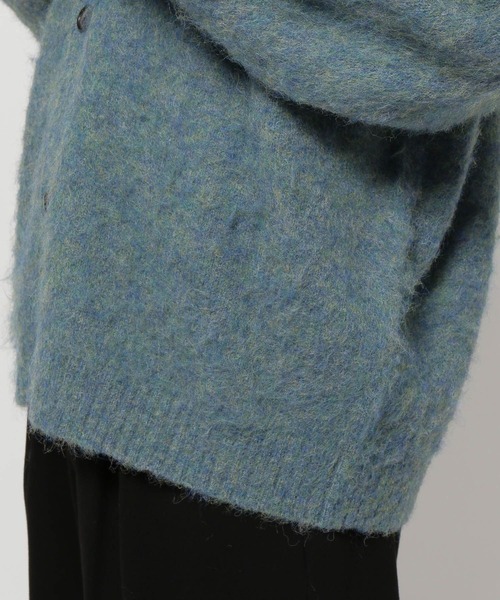 niko and...（ニコアンド）の「シャギーカラーニットVネックカーディガン（カーディガン/ボレロ・メンズ・ブラック/サックスブルー/オレンジ/イエロー・MEDIUM/LARGE）」の21枚目の写真