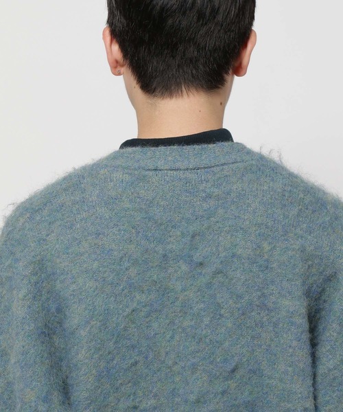 niko and...（ニコアンド）の「シャギーカラーニットVネックカーディガン（カーディガン/ボレロ・メンズ・ブラック/サックスブルー/オレンジ/イエロー・MEDIUM/LARGE）」の22枚目の写真