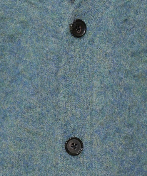 niko and...（ニコアンド）の「シャギーカラーニットVネックカーディガン（カーディガン/ボレロ・メンズ・ブラック/サックスブルー/オレンジ/イエロー・MEDIUM/LARGE）」の6枚目の写真