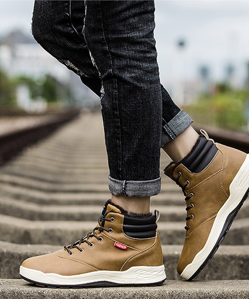 SVEC（シュベック）の「レースアップ スノーブーツ / ハイカットスニーカー（ブーツ・メンズ・ブラック/ブラウン/カモフラージュ/グレー・41/45/43/42/40/44/39）」の18枚目の写真