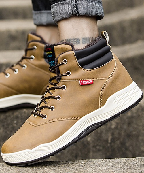 SVEC（シュベック）の「レースアップ スノーブーツ / ハイカットスニーカー（ブーツ・メンズ・ブラック/ブラウン/カモフラージュ/グレー・41/45/43/42/40/44/39）」の21枚目の写真