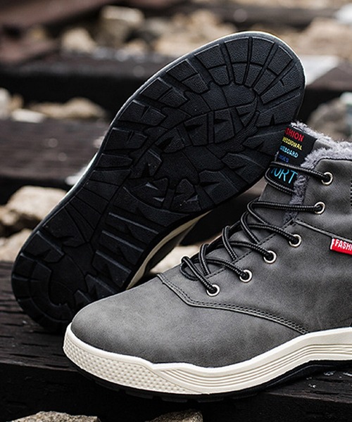 SVEC（シュベック）の「レースアップ スノーブーツ / ハイカットスニーカー（ブーツ・メンズ・ブラック/ブラウン/カモフラージュ/グレー・41/45/43/42/40/44/39）」の17枚目の写真