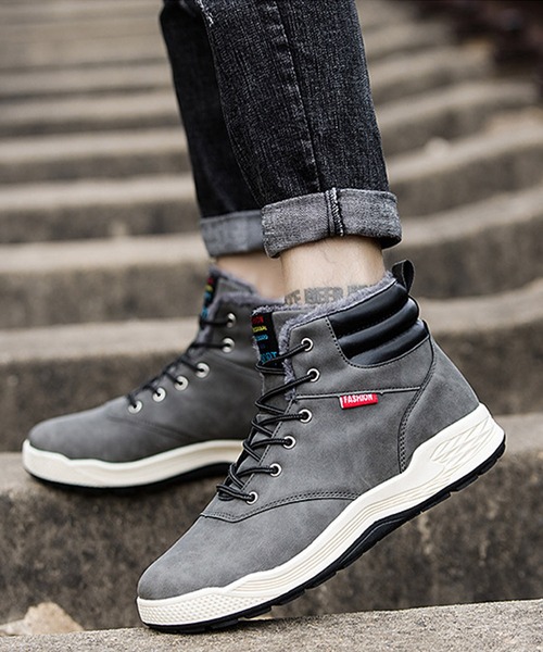 SVEC（シュベック）の「レースアップ スノーブーツ / ハイカットスニーカー（ブーツ・メンズ・ブラック/ブラウン/カモフラージュ/グレー・41/45/43/42/40/44/39）」の13枚目の写真