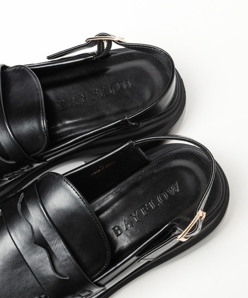 BAYFLOW(ベイフロー)の「バッグストラップローファー(ローファー・レディース・ブラック/ライトベージュ・MEDIUM/LARGE)」の17枚目の写真