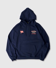 MODISH GAZE（モディシュガゼ）の「MODISH GAZE アラスカプリント裏毛プルパーカー（パーカー）」