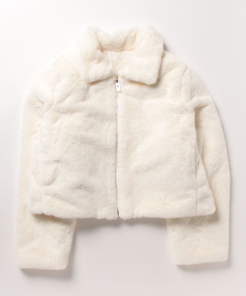 DIAVEL(ディアベル)の「ショートファーコート(その他アウター・レディース・ホワイト・M)」の8枚目の写真