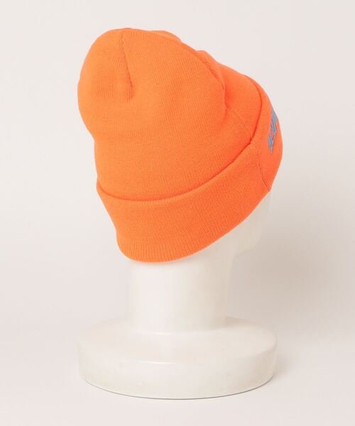 ACAPULCO GOLD(アカプルコゴールド)の「ACAPULCO GOLD / VARSITY LOGO BEANIE(ニットキャップ/ビーニー・メンズ・ブラック/イエロー/オレンジ・ONE SIZE)」の4枚目の写真