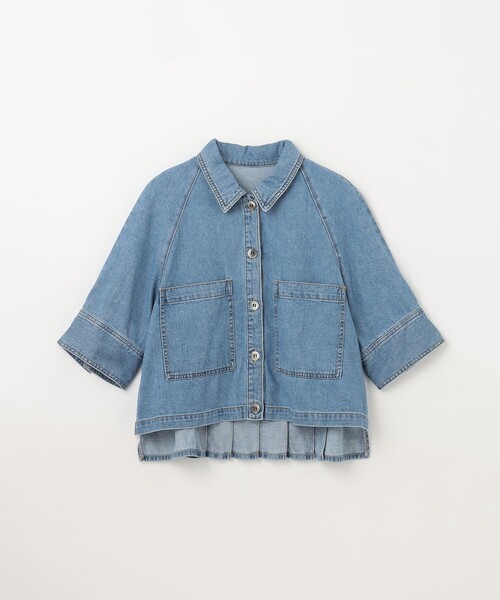 GRACE CONTINENTAL(グレースコンチネンタル)の「バックタックデニムシャツ(シャツ/ブラウス・レディース・インディゴブルー・36/38)」の14枚目の写真