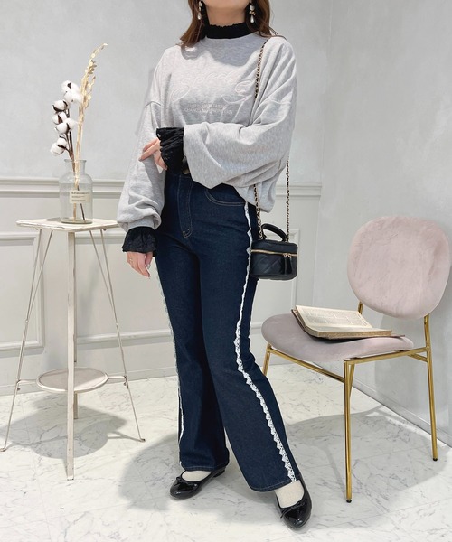 apres jour(アプレジュール)の「起毛レースインナー【ZOZOTOWN限定アイテム】(その他トップス・レディース・オフホワイト/ブラック・X-LARGE/フリー)」の16枚目の写真