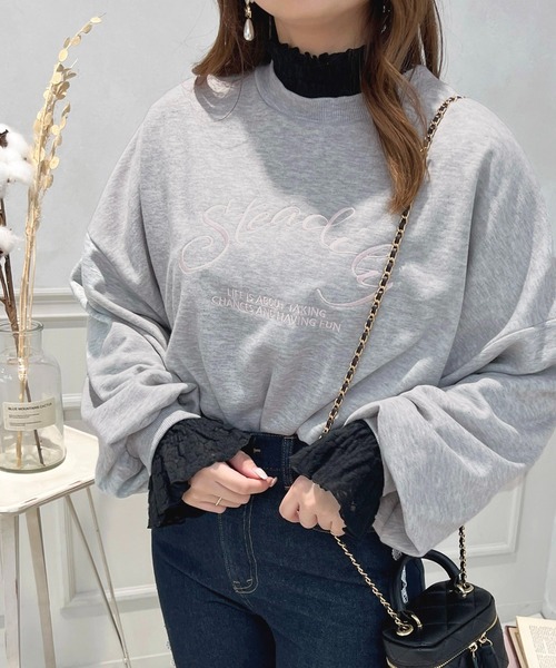 apres jour(アプレジュール)の「起毛レースインナー【ZOZOTOWN限定アイテム】(その他トップス・レディース・オフホワイト/ブラック・X-LARGE/フリー)」の13枚目の写真