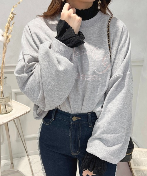 apres jour(アプレジュール)の「起毛レースインナー【ZOZOTOWN限定アイテム】(その他トップス・レディース・オフホワイト/ブラック・X-LARGE/フリー)」の14枚目の写真