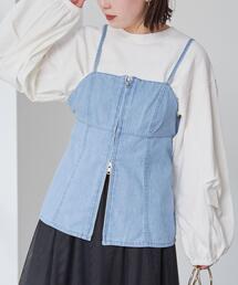 coen | デニムキャミソール(シャツ/ブラウス)