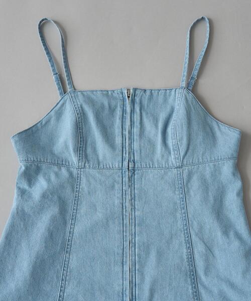 coen（コーエン）の「デニムキャミソール（シャツ/ブラウス・レディース・コバルトブルー/ライトブルー・M/L）」の20枚目の写真