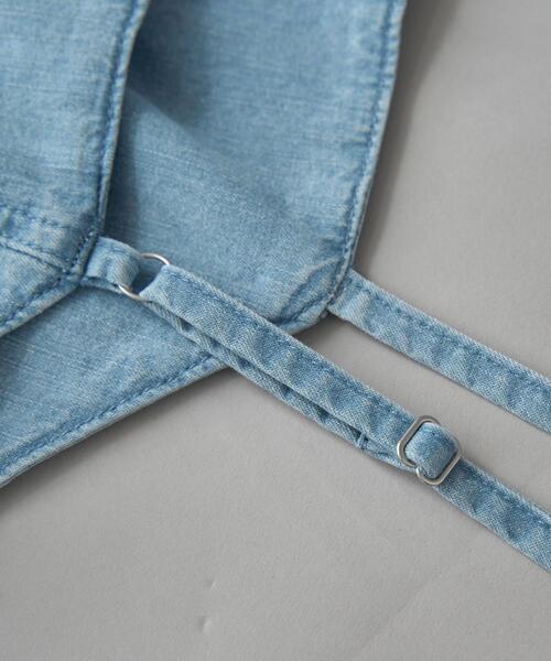 coen（コーエン）の「デニムキャミソール（シャツ/ブラウス・レディース・コバルトブルー/ライトブルー・M/L）」の17枚目の写真